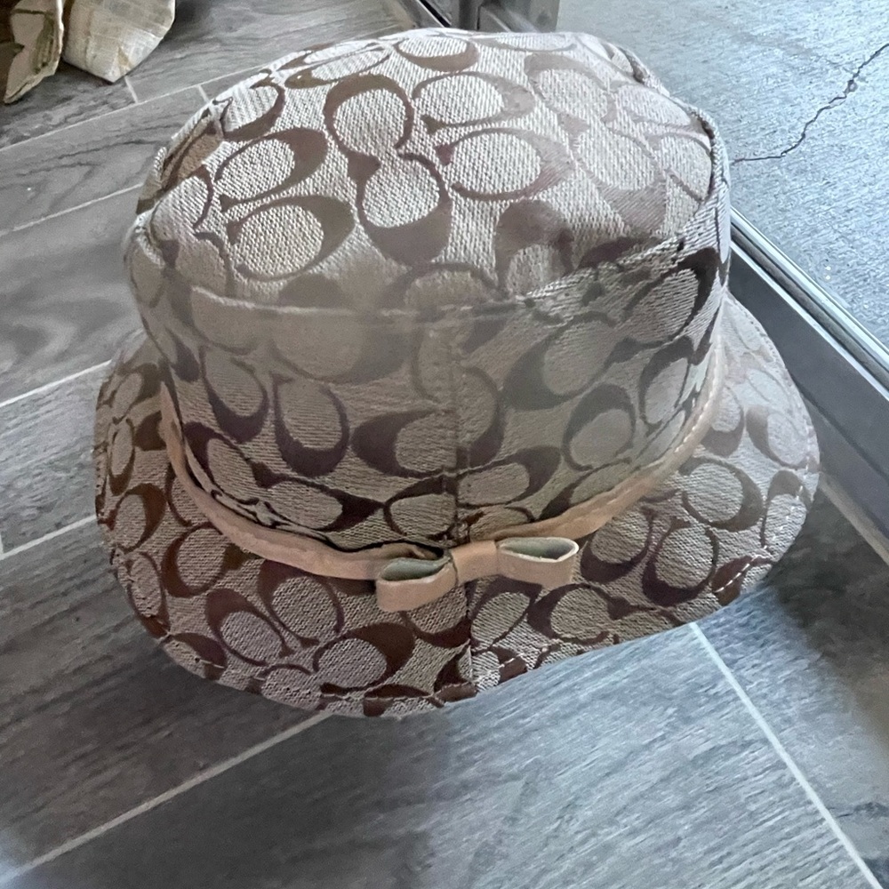 Coach Black Leatherware Label